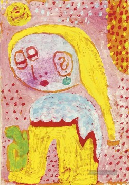 Magdalena vor der Begegnung Paul Klee Ölgemälde